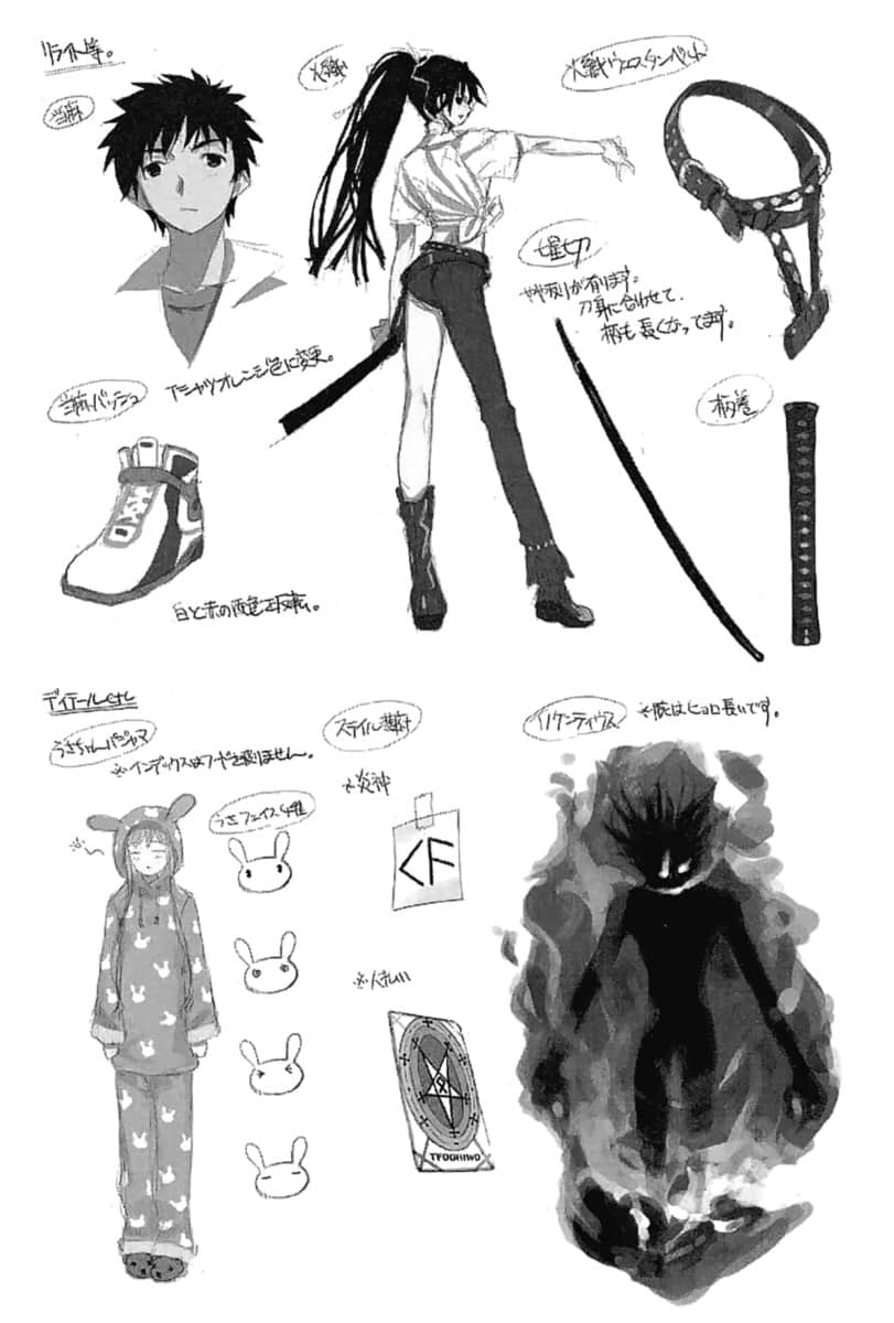 《魔法禁书目录》8 插画设定插图（6）