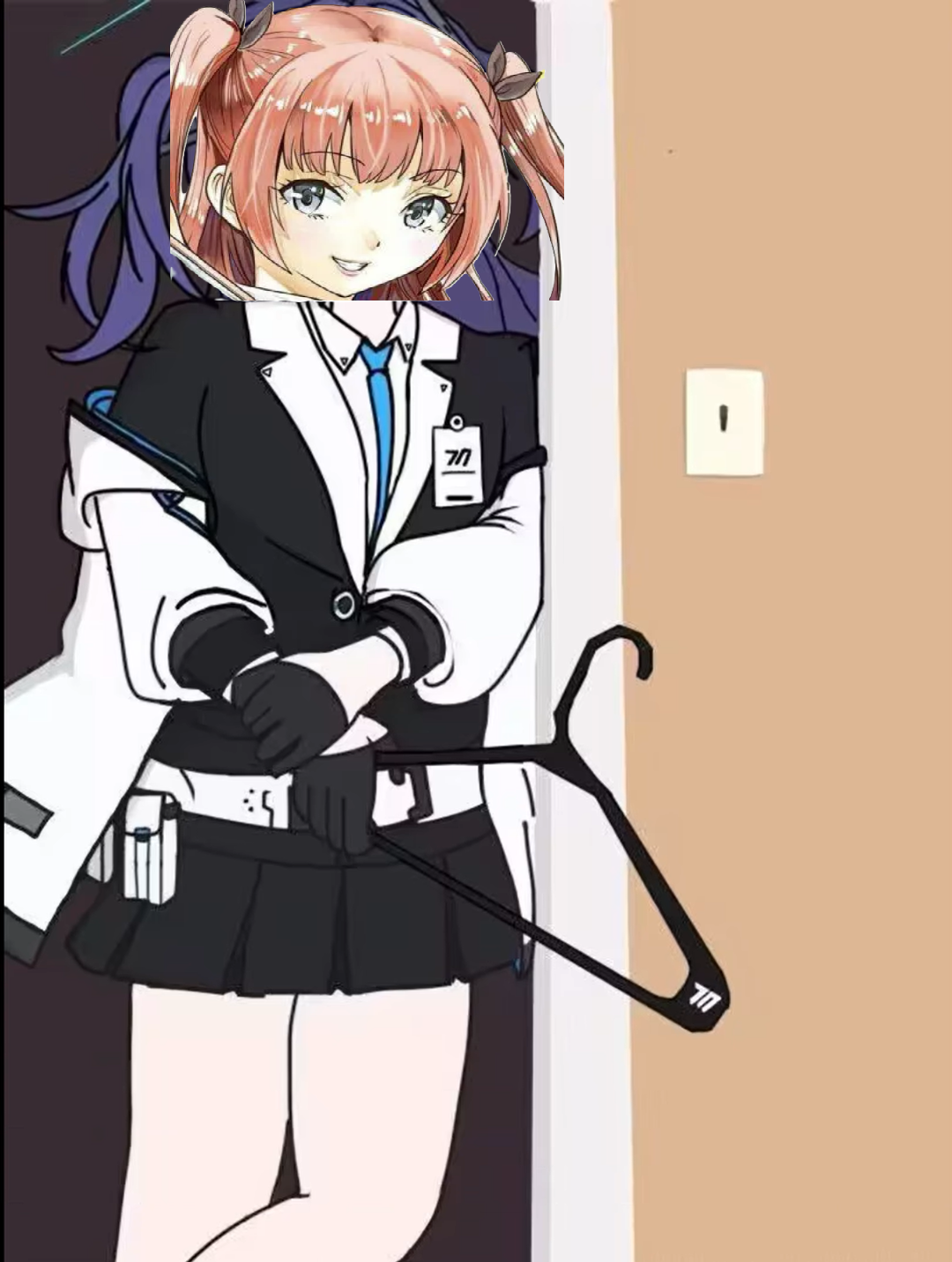 《高中生網文作家的受歡迎生活》3 與四位美少女同居篇，正式開始！ 93話 小鵠與媽媽插圖（1）