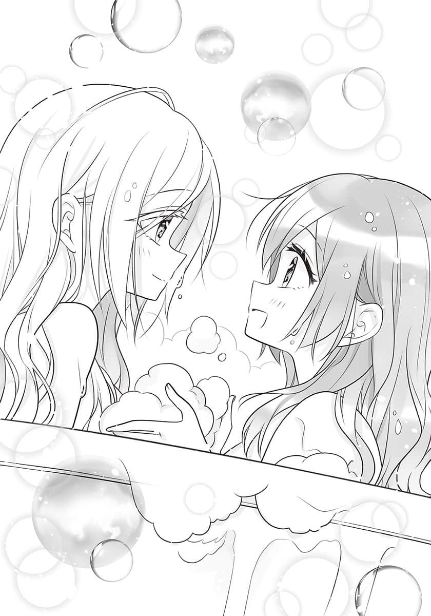 让声称女性之间不可能的女孩，在百日内彻底沦陷的百合故事。小说插图（22）