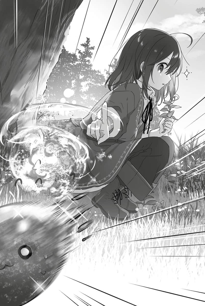 《转生少女首先想从第一步开始！～没听说有魔物啊！～》2 第二章 罗沙镇的莎拉与亚伦插图（2）
