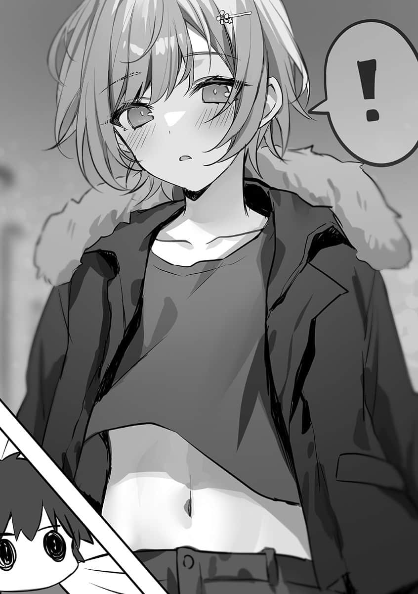 《被坐在后面的辣妹喜欢上，我快要没辙了。》2 插图（14）