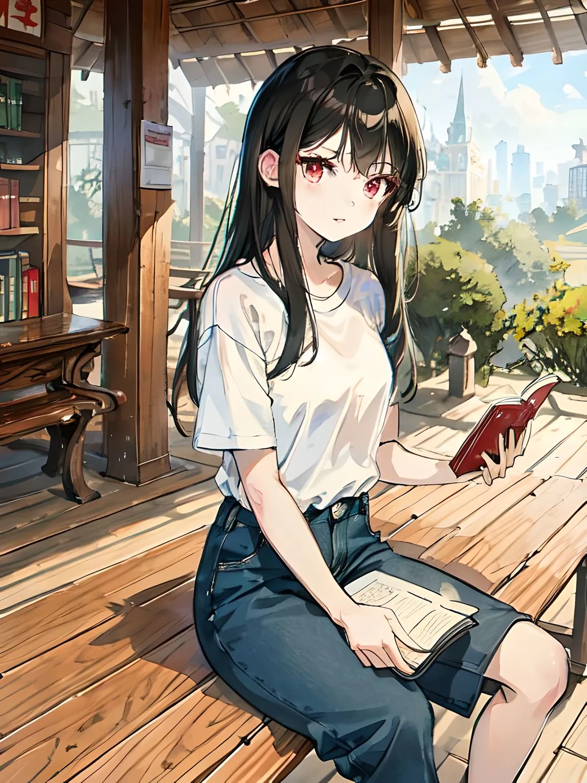 《亭之下，繃帶和她》1 後記插圖（1）