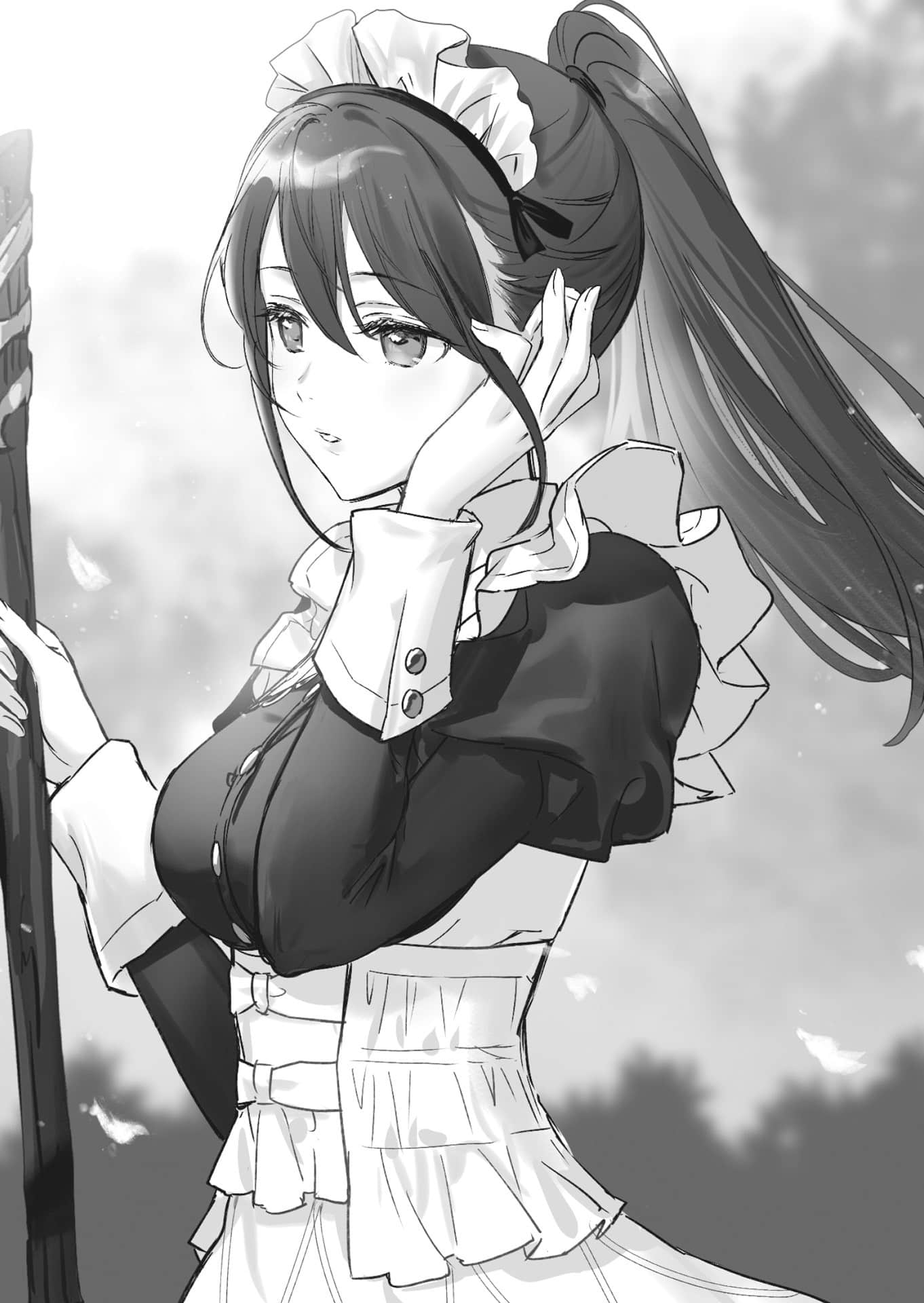 最强剑圣转生成美少女女仆用扫帚大展身手小说插图（13）