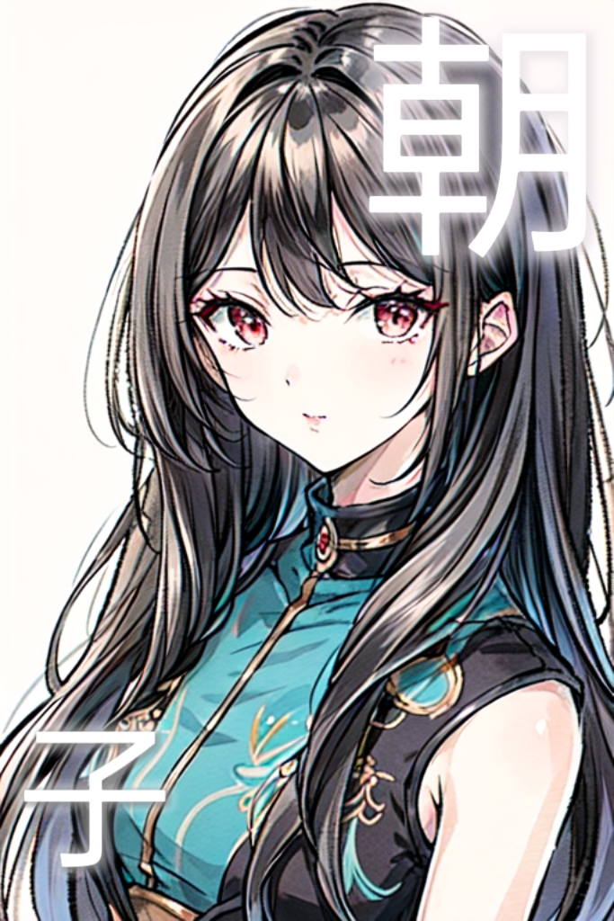 《橘色屋檐下的妹妹》失戀組2 朝子 人設樣圖插圖（1）