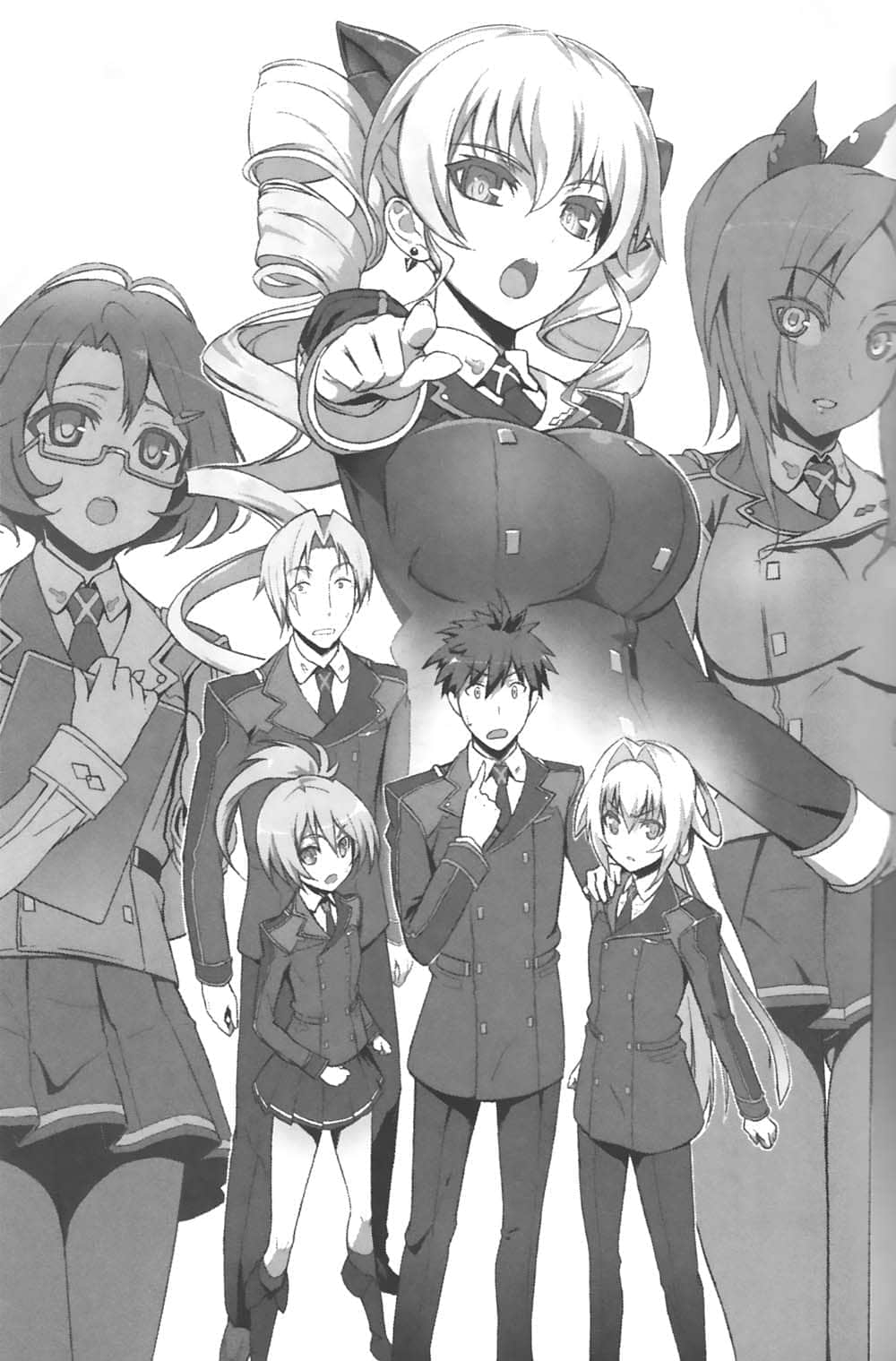 《Hundred百武装战记》1 变异觉醒 第一章 Little Garden／武艺科／开学典礼插图（2）