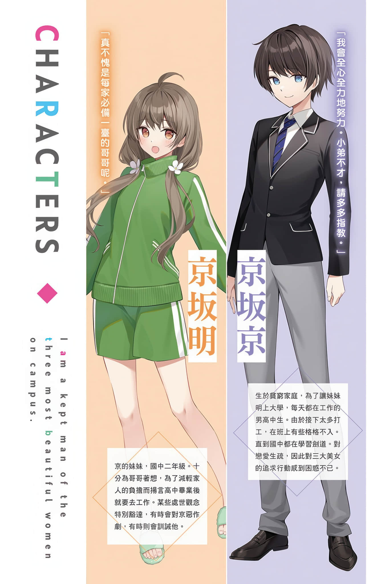 《成爲校園三大美女的小白臉》1 插圖（3）