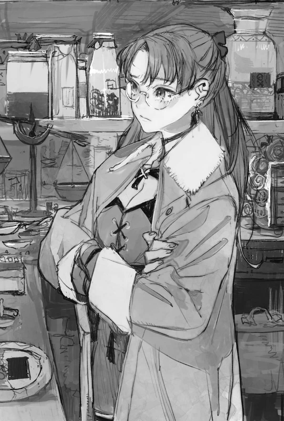 《誰殺了勇者》2 預言之章 間章 索菲婭插圖（1）