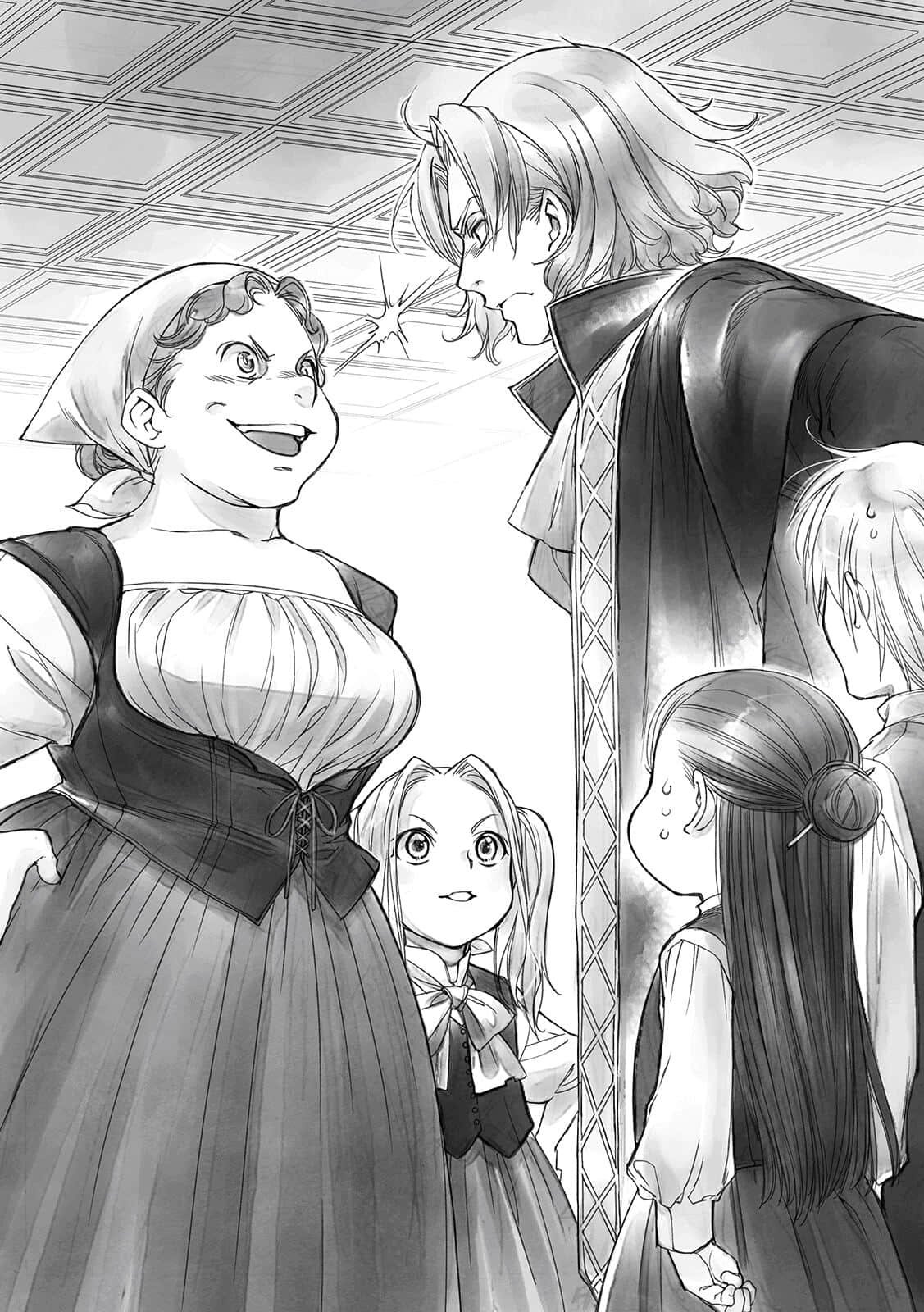 《小书痴的下克上 ~为了成为图书管理员不择手段~》1 士兵的女儿Ⅲ 班诺 磅蛋糕的试吃会插图(1)