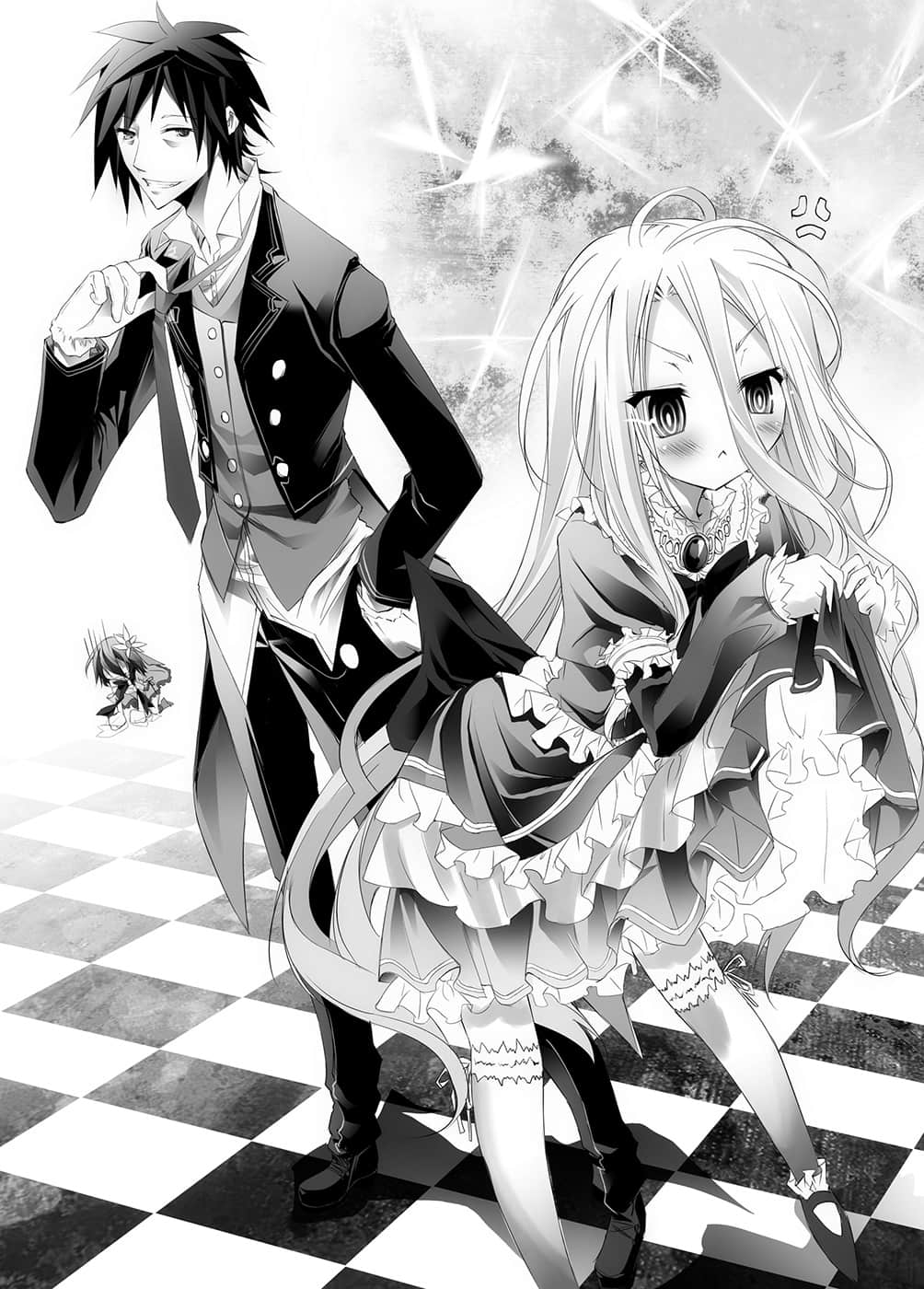 《游戏人生 NO GAME NO LIFE》1 听说游戏玩家兄妹要征服幻想世界 第二章 挑战者插图(1)