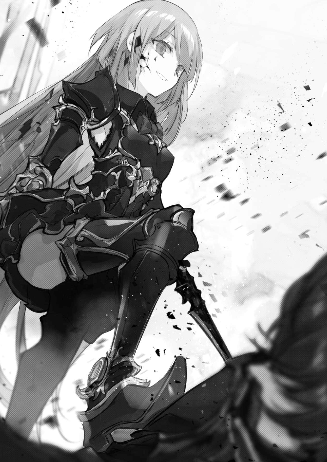 《被死神抚养的少女怀抱漆黑之剑》2 第六章 迦尔纳克会战插图（2）