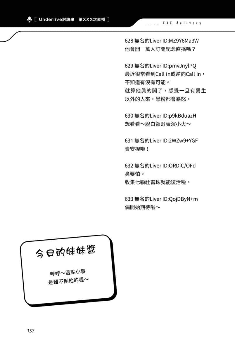 快30歲才轉職成爲VTuber的故事。小說插圖（333）