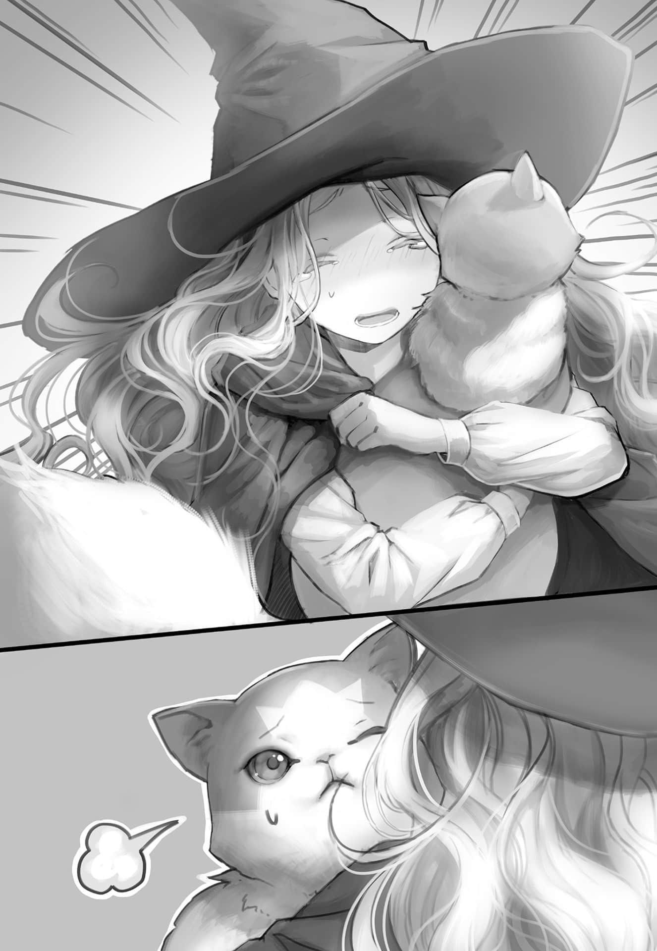 《貓與龍》2 母貓與新手教師插圖（1）