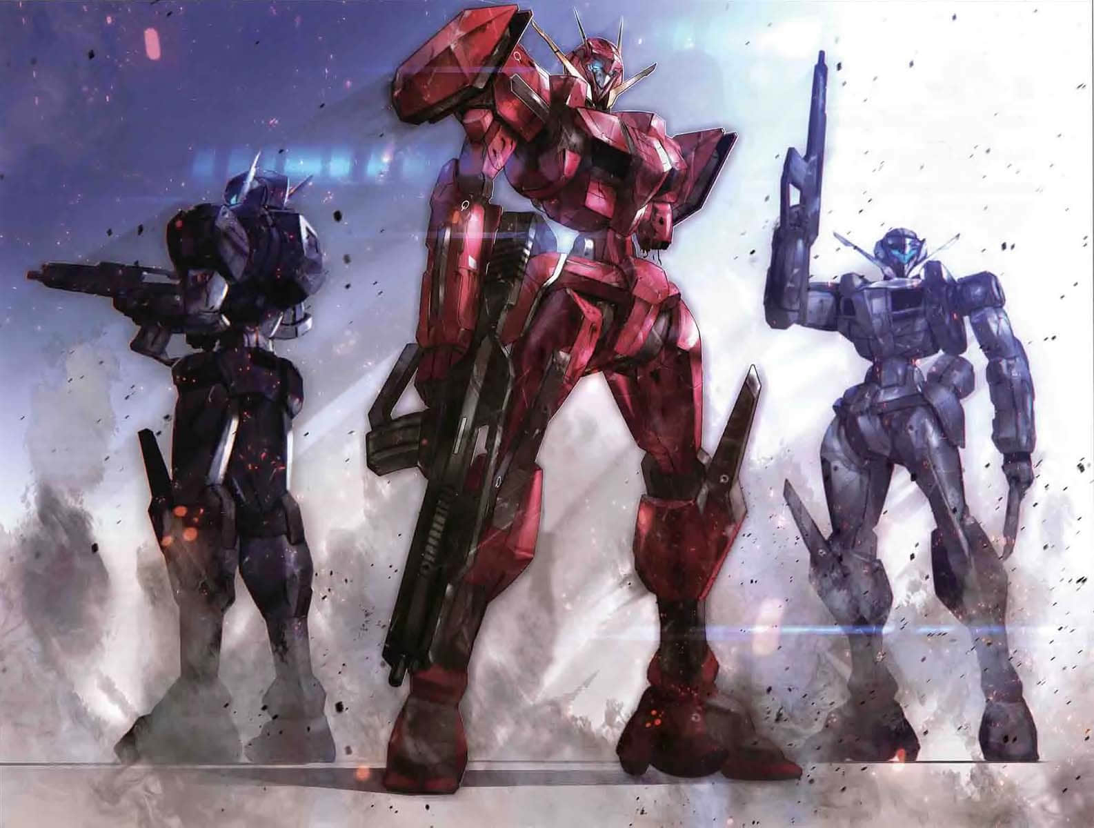 《Eirun Last Code ～自架空世界至戰場～》1 登場人物＆機械0;戰騎裝1;設定資料集插圖（3）