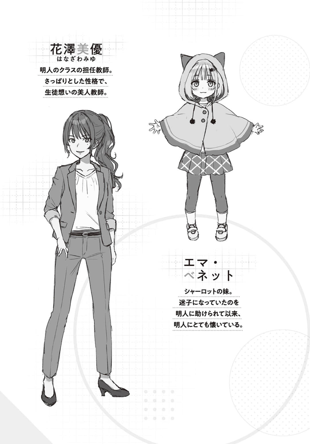 《关于我帮助迷路小女孩后，隔壁的美少女留学生开始来家里玩这件事》2 (网译) 人物简介插图（2）