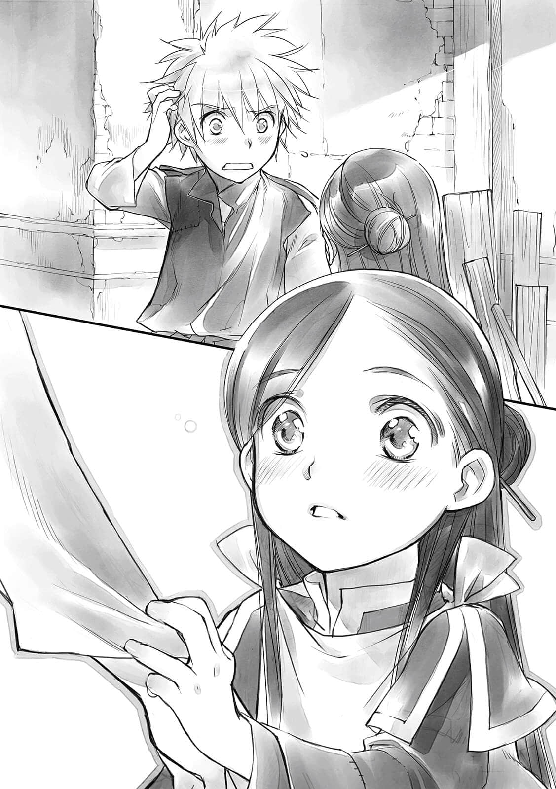 《小书痴的下克上 ～为了成为图书管理员不择手段～》1 士兵的女儿Ⅱ 路兹的梅茵插图（1）