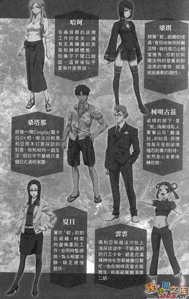 《CANAAN 異能者迦南》上卷 插圖（10）
