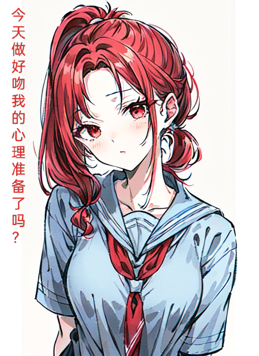 《橘色屋檐下的妹妹》上卷 西村 人設樣圖插圖（4）