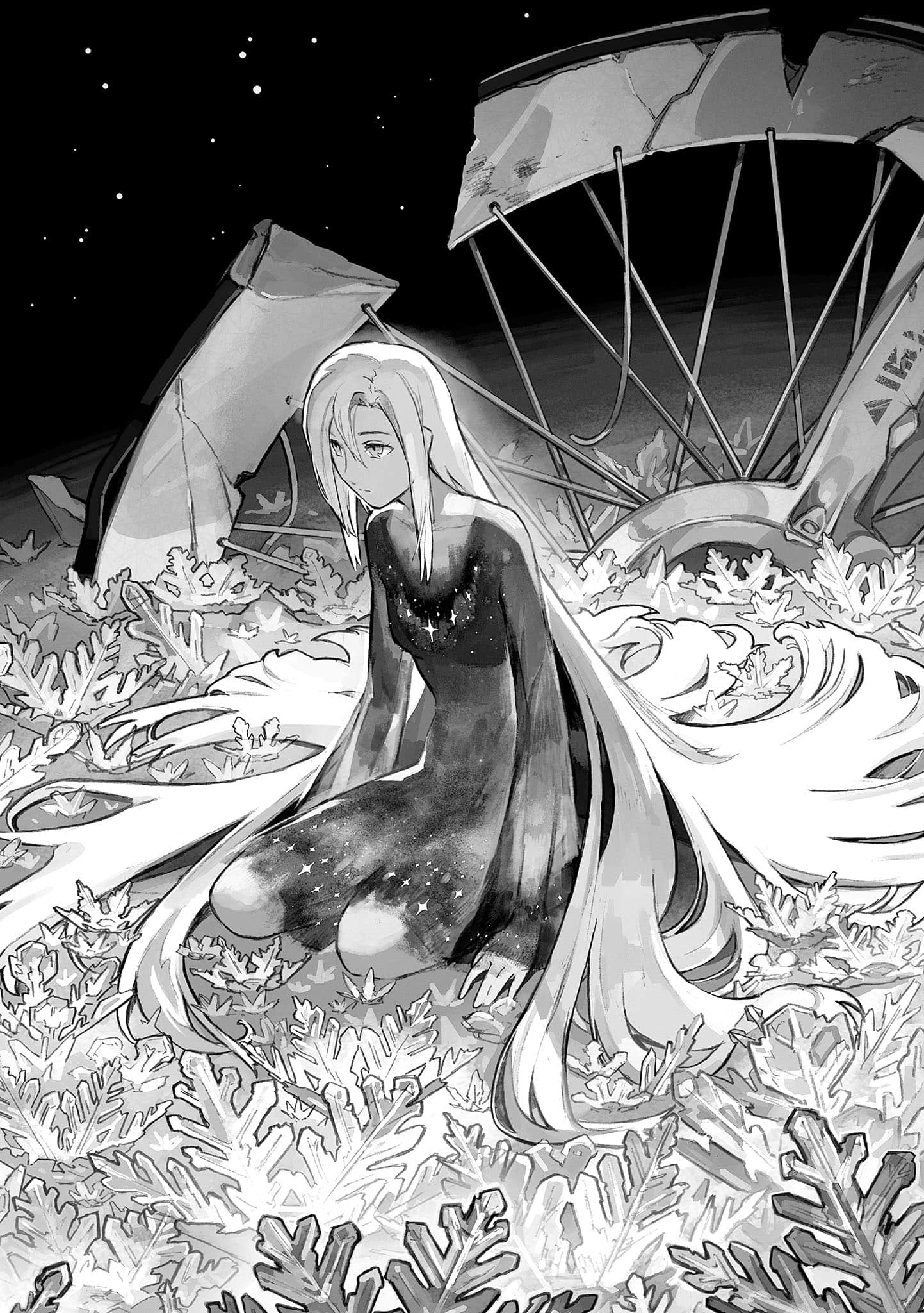 《少女星間漂流記》2 無之星插圖（1）