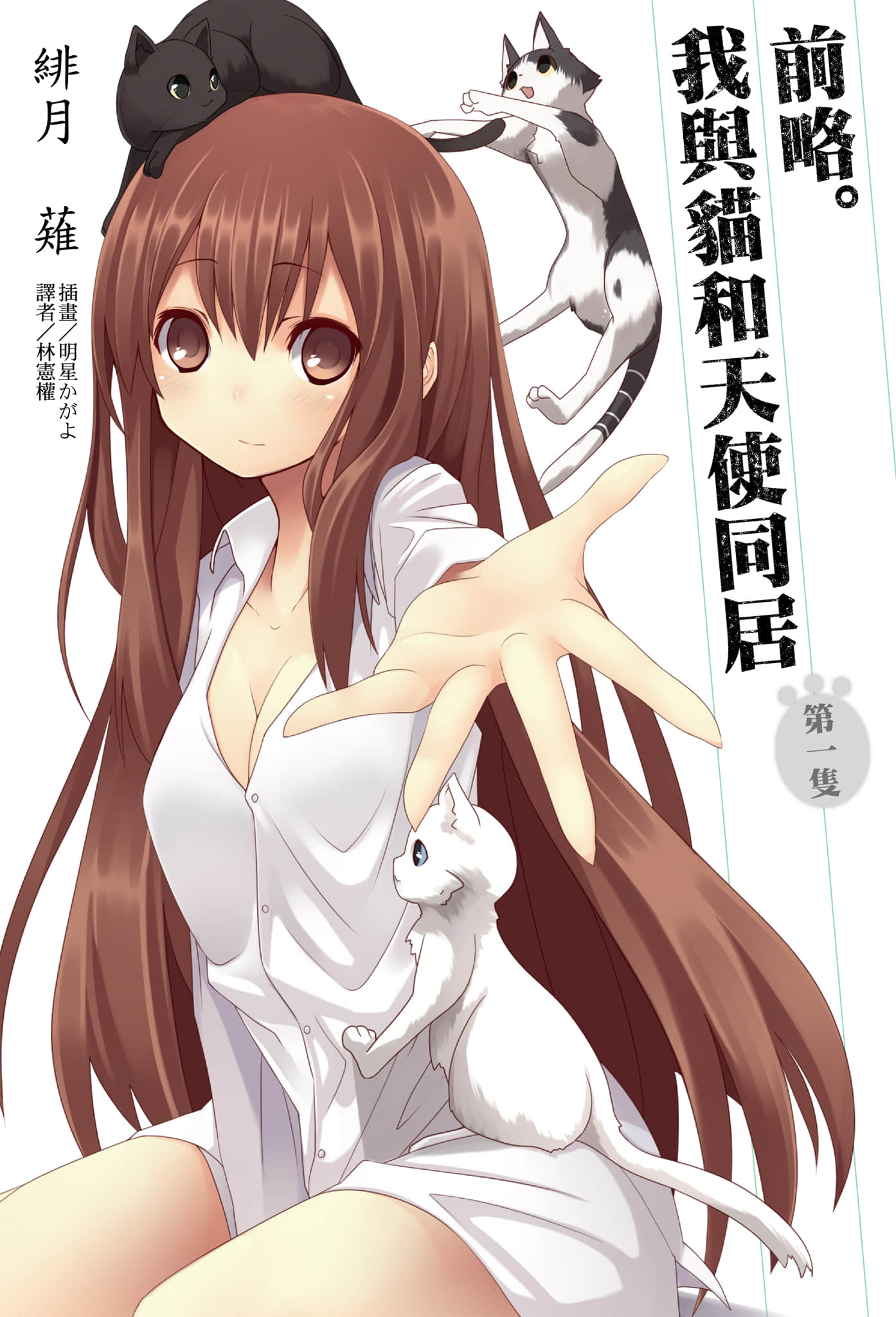 《前略。我与猫和天使同居》第一只 插图（1）