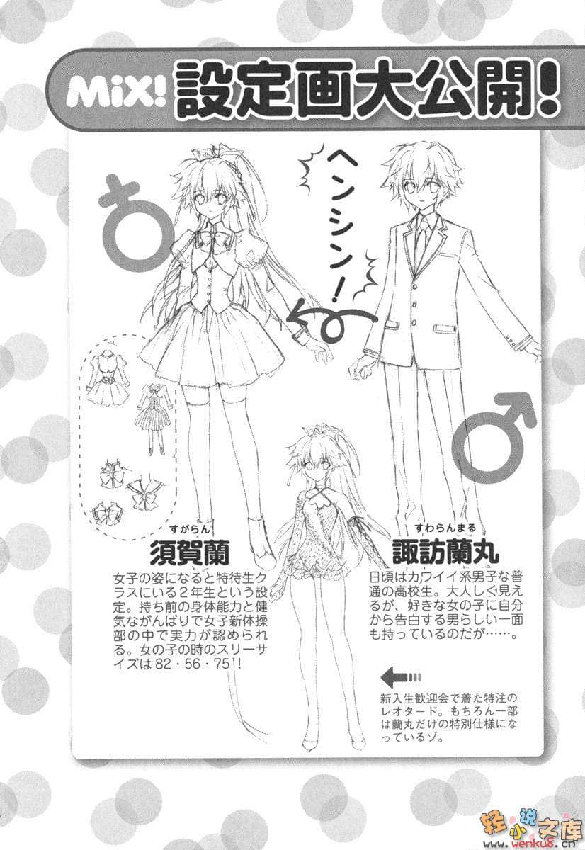 《Mix！誤打誤撞成了體操少女》3 僞娘來襲 插圖（9）