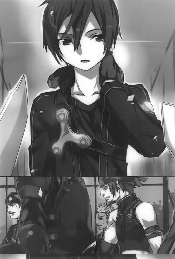 《刀剑神域 Sword Art Online》2 艾恩葛朗特 第一章 黑S剑士插图(5)