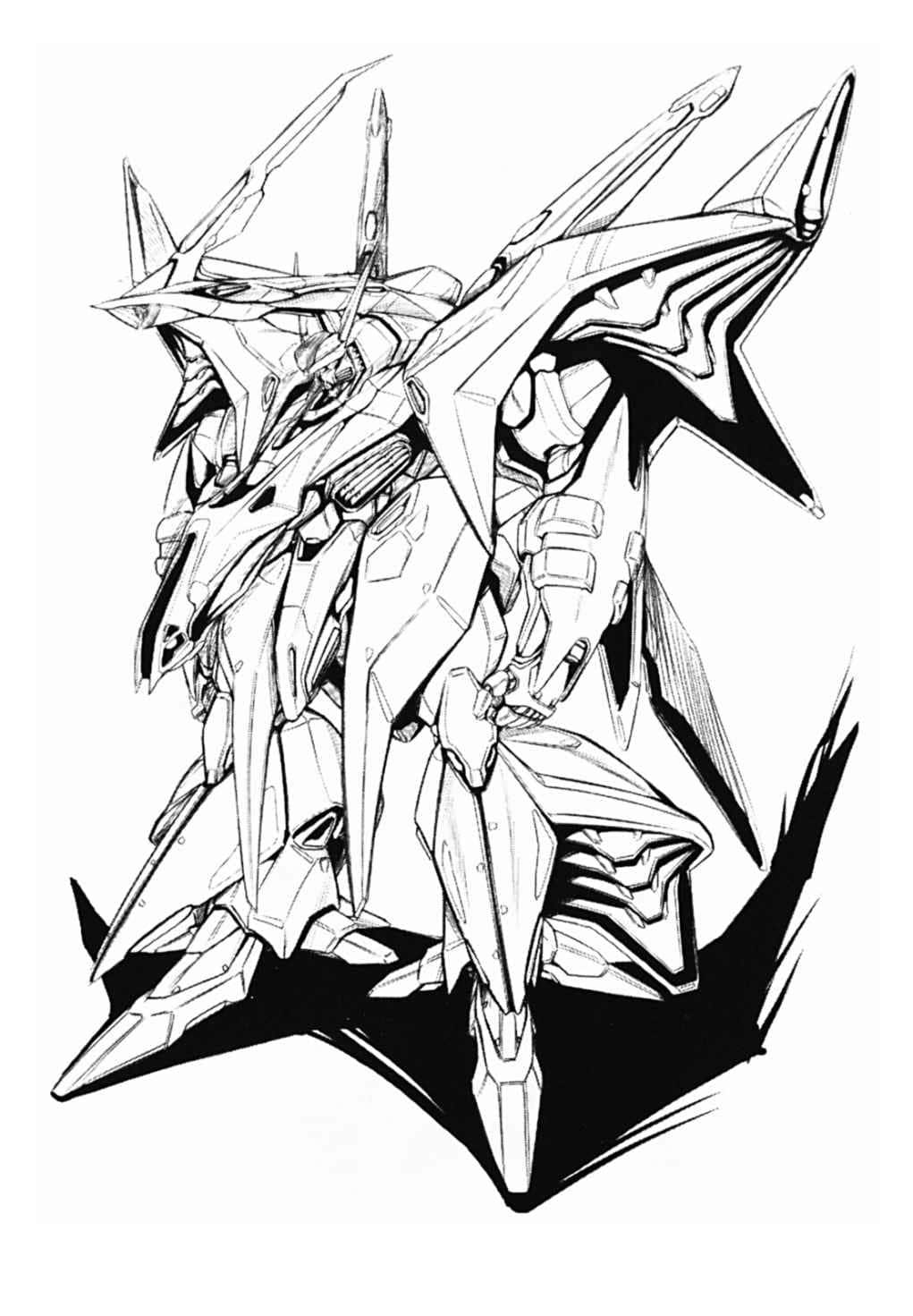 《機動戰士高達 閃光的哈薩維》上冊 高達基礎數據插圖（3）