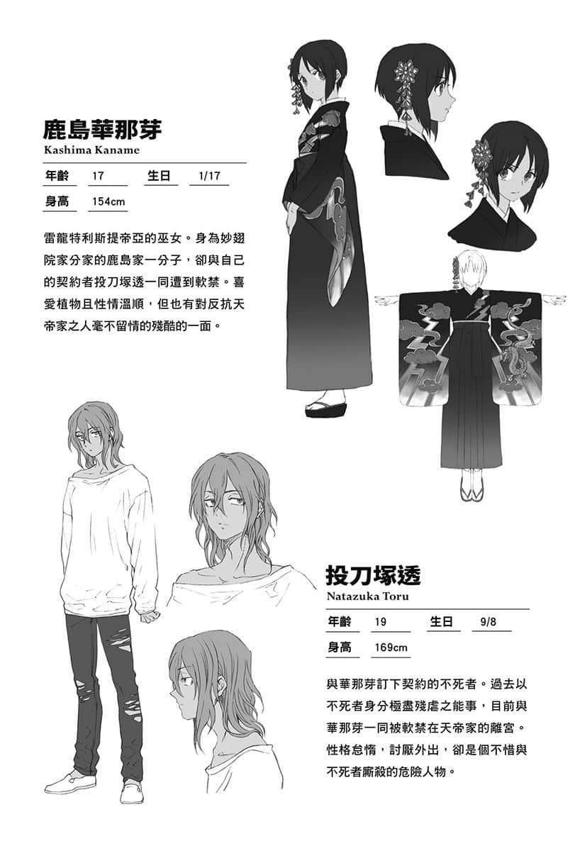 《虚位王权》5 天崩之刻 人物档案和设定插图（6）