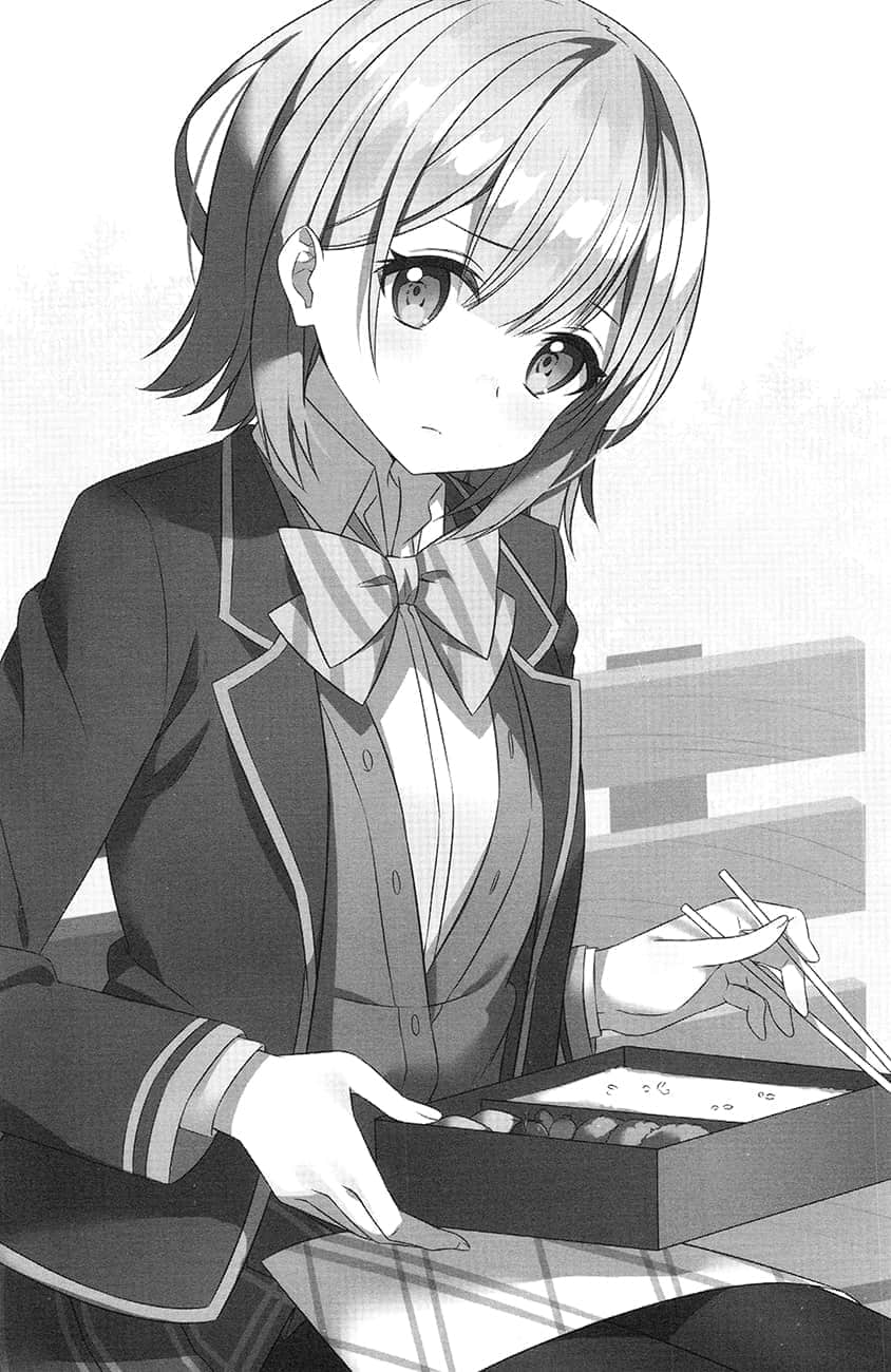 《雖然現在還只是「青梅竹馬的妹妹」。》1 學長，我有一個願望。 第三章『無法挽回的過去』插圖（1）