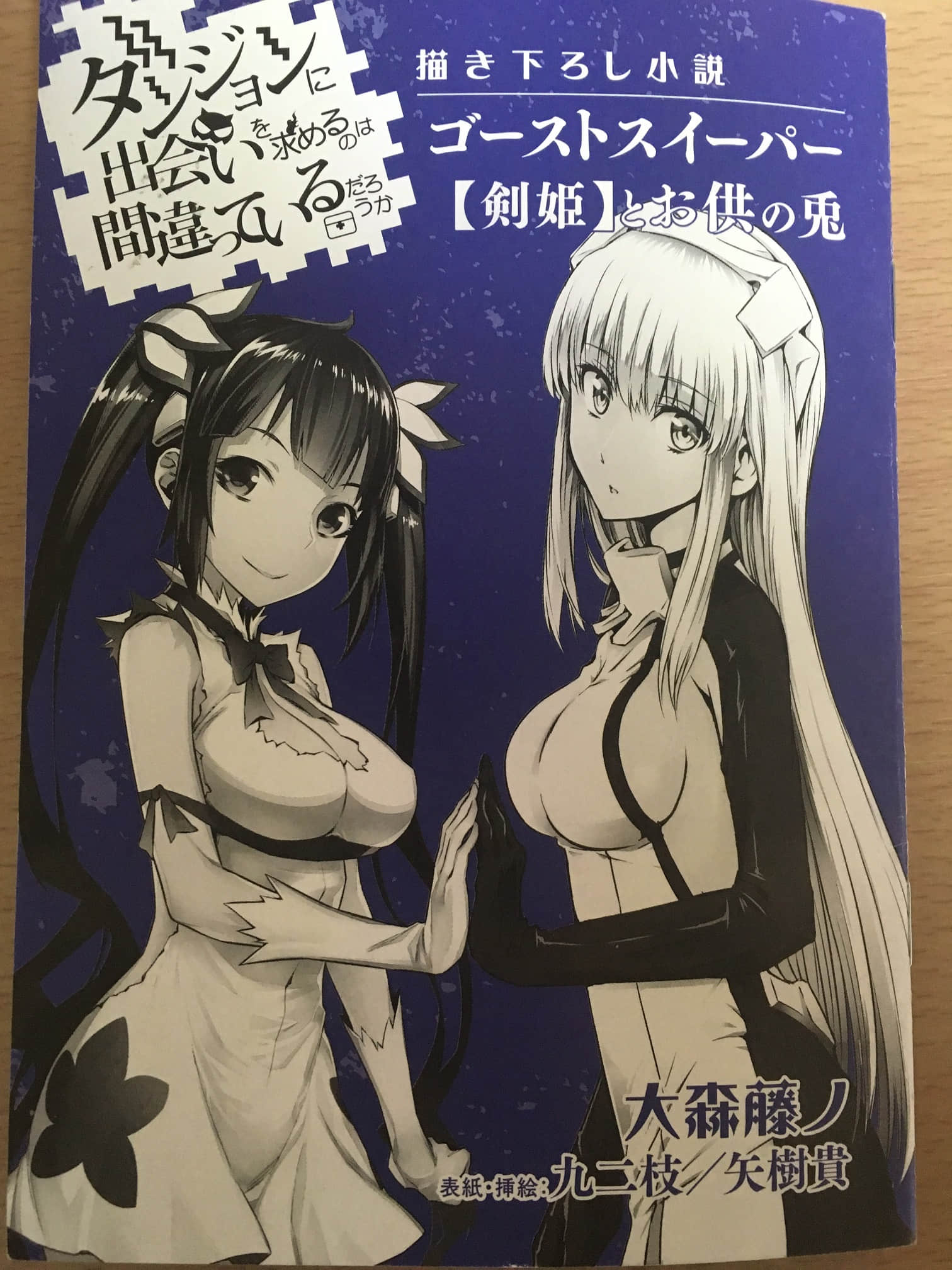《在地下城寻求邂逅是否搞错了什么》短篇 漫画特典Ghostsweeper 【剑姬】和陪伴她的兔子插图(1)