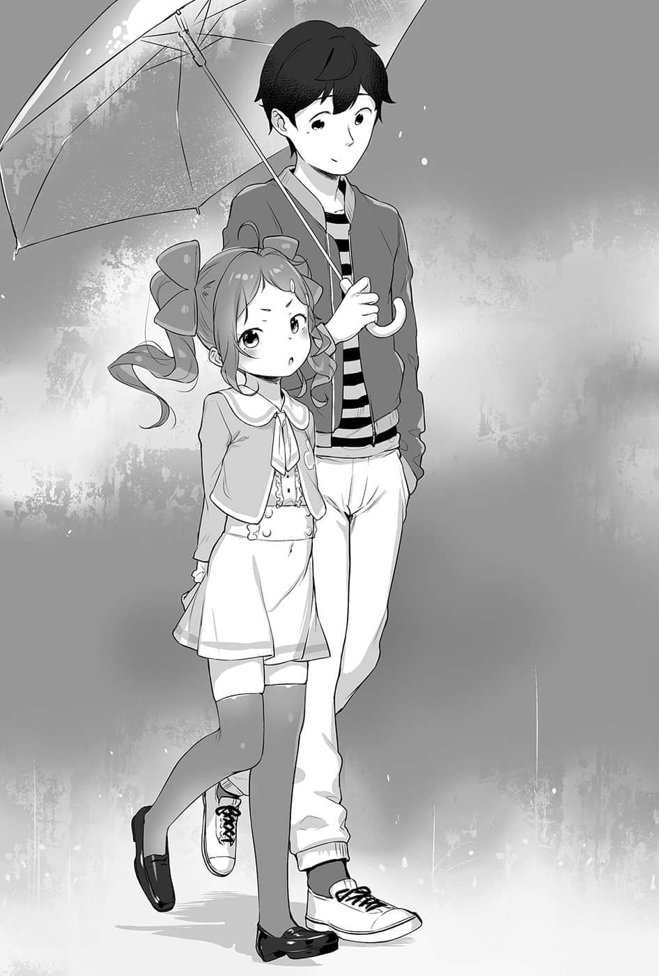 《今天開始靠蘿莉喫軟飯！》5 跟傲嬌LL一同撐傘插圖（1）