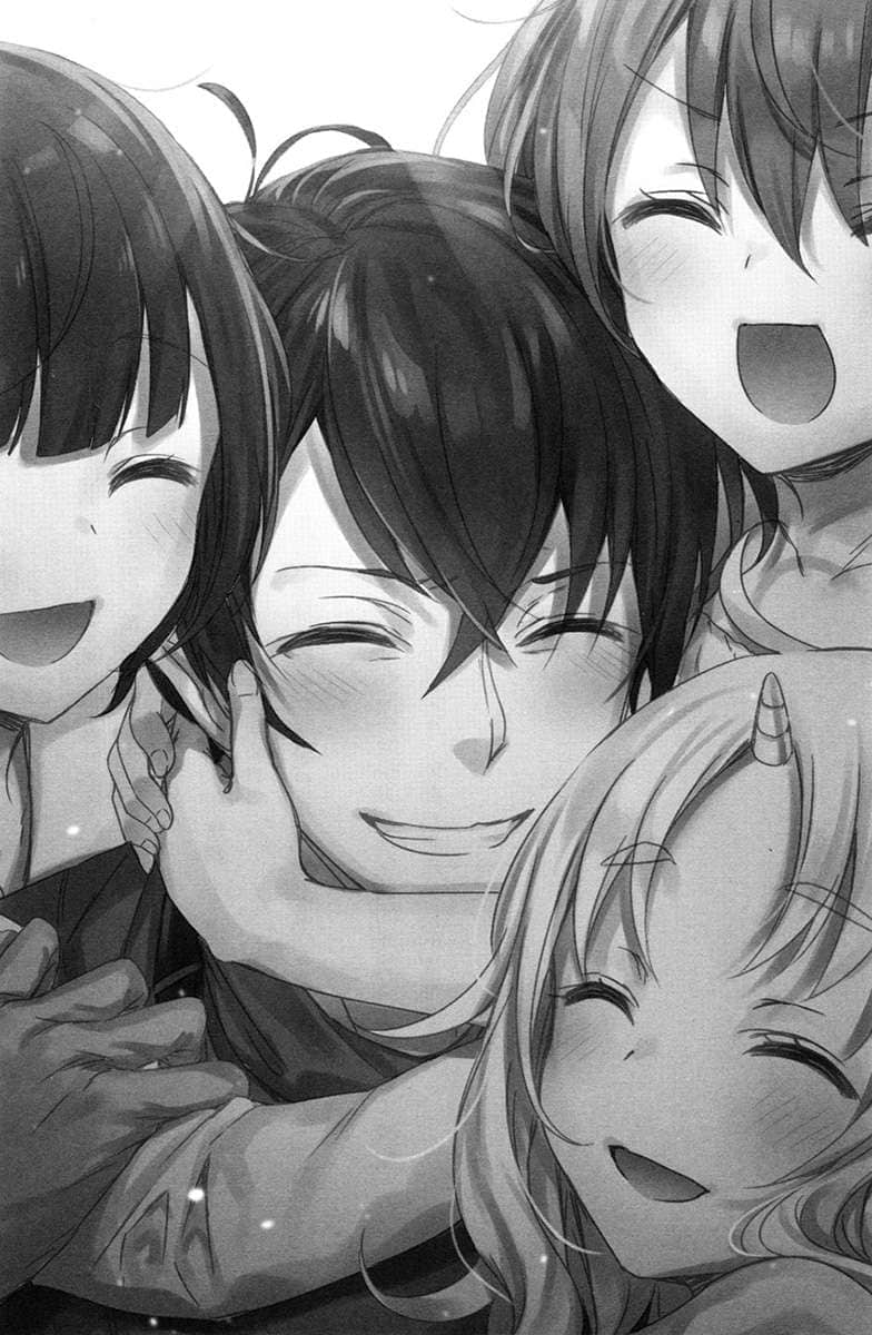 《底層劍士與神獸〈女兒〉的日常生活》4 全家攜手思考神獸們的未來 終章插圖（1）