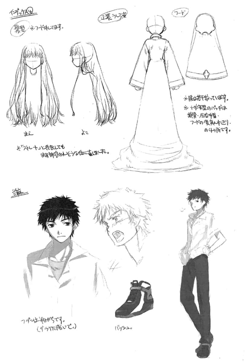 《魔法禁书目录》8 插画设定插图（3）