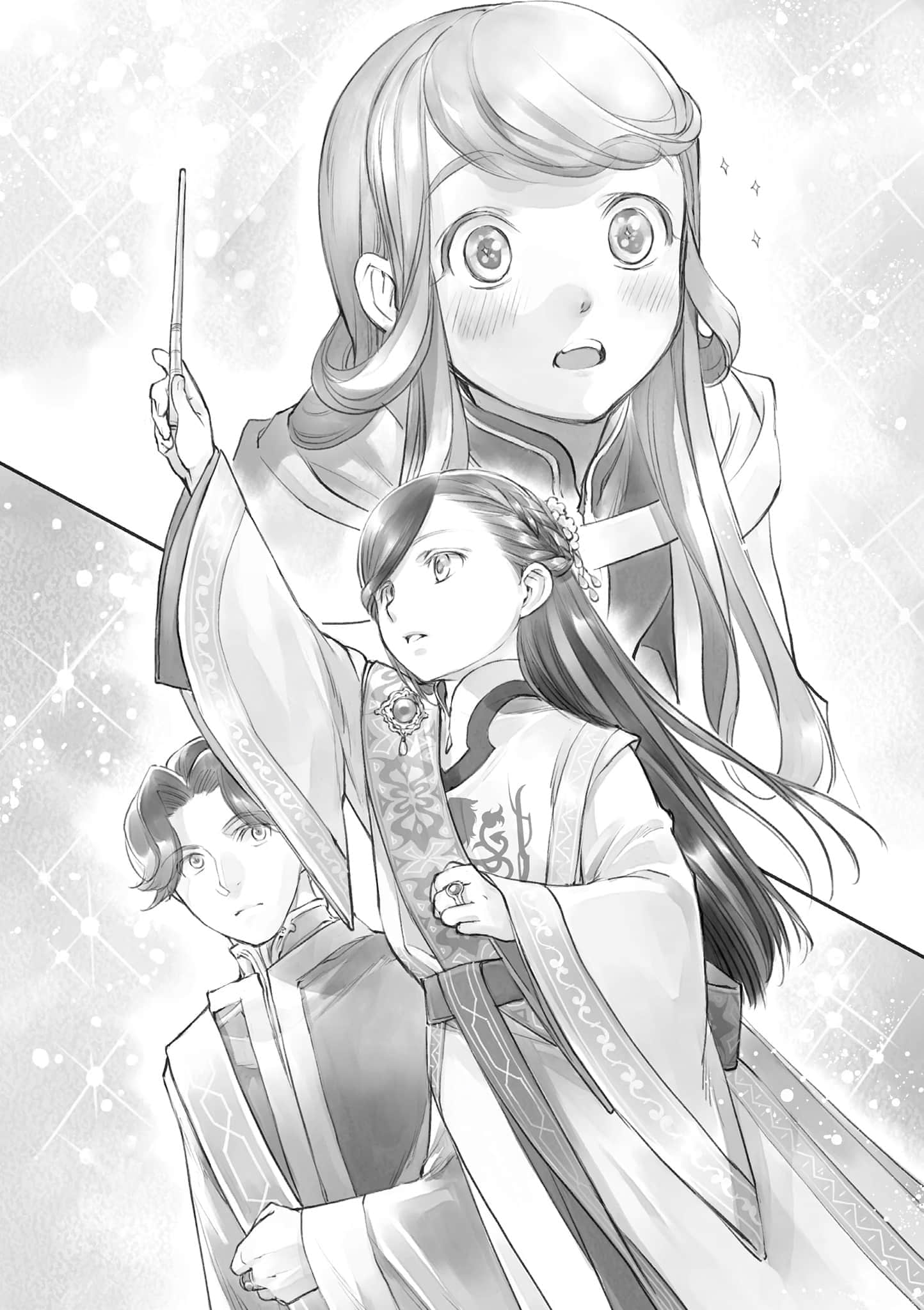 《小书痴的下克上 ～为了成为图书管理员不择手段～》5 女神的化身Ⅱ 圣N的仪式插图（1）