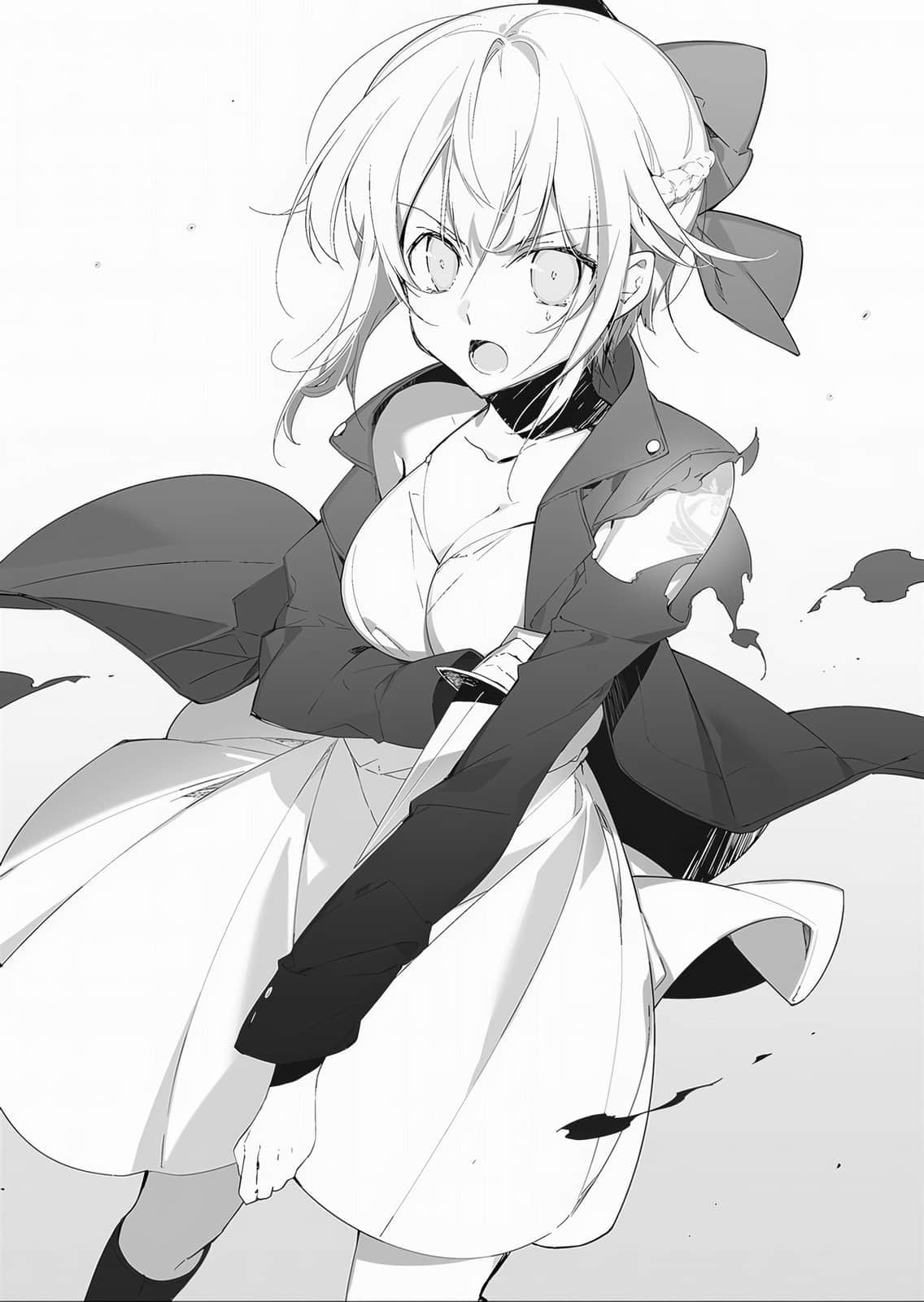 《這是你與我的最後戰場，或是開創世界的聖戰》3 Chapter.4「『超越』的魔人薩林哲」插圖（1）