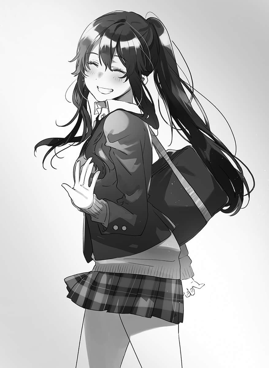 《弱角友崎同学》8 插图（14）