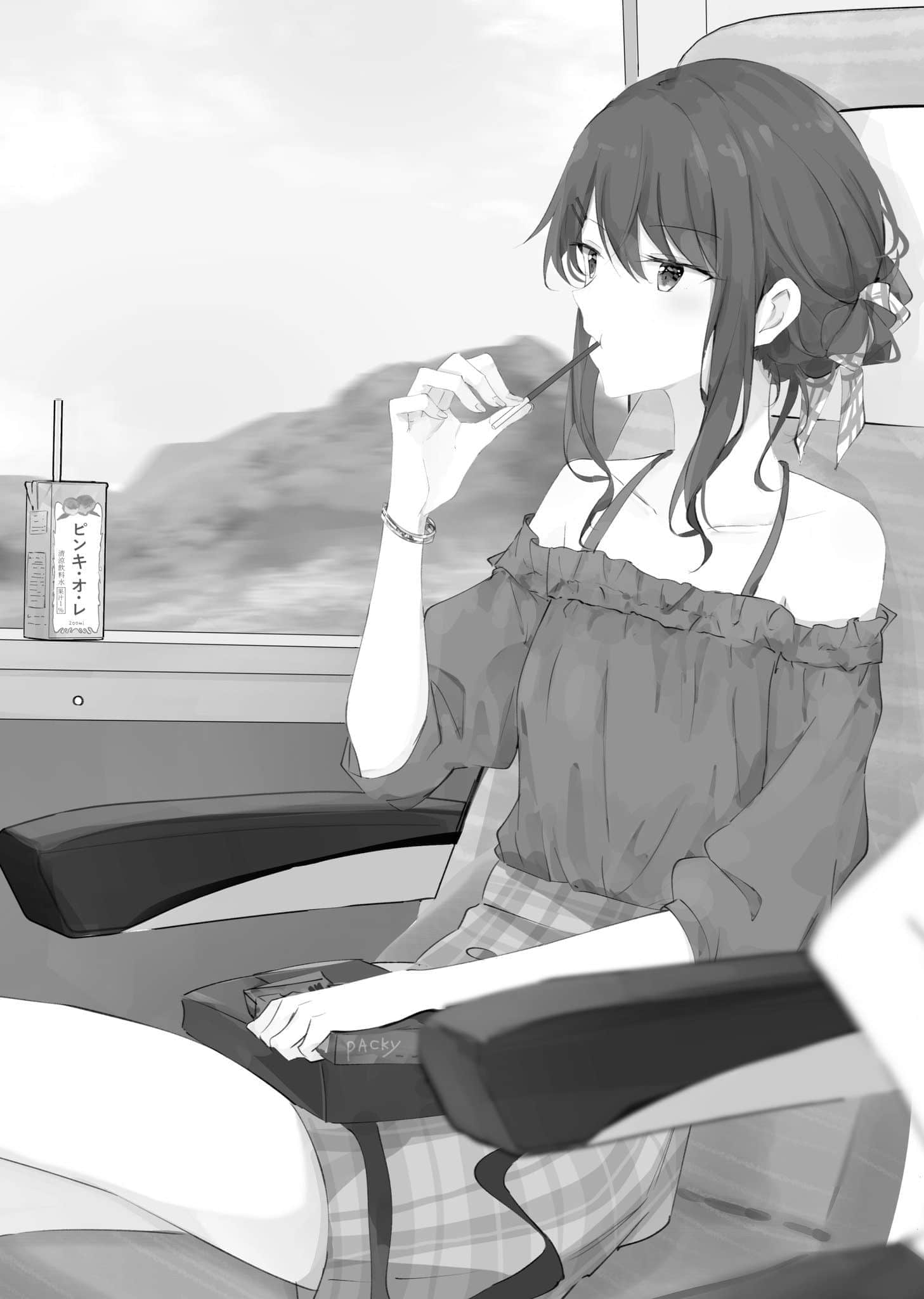《有谁规定了现实中不能有恋爱喜剧的？》5 特典 衍生作 case2 第二学生会会长N主角 "side "插图（1）