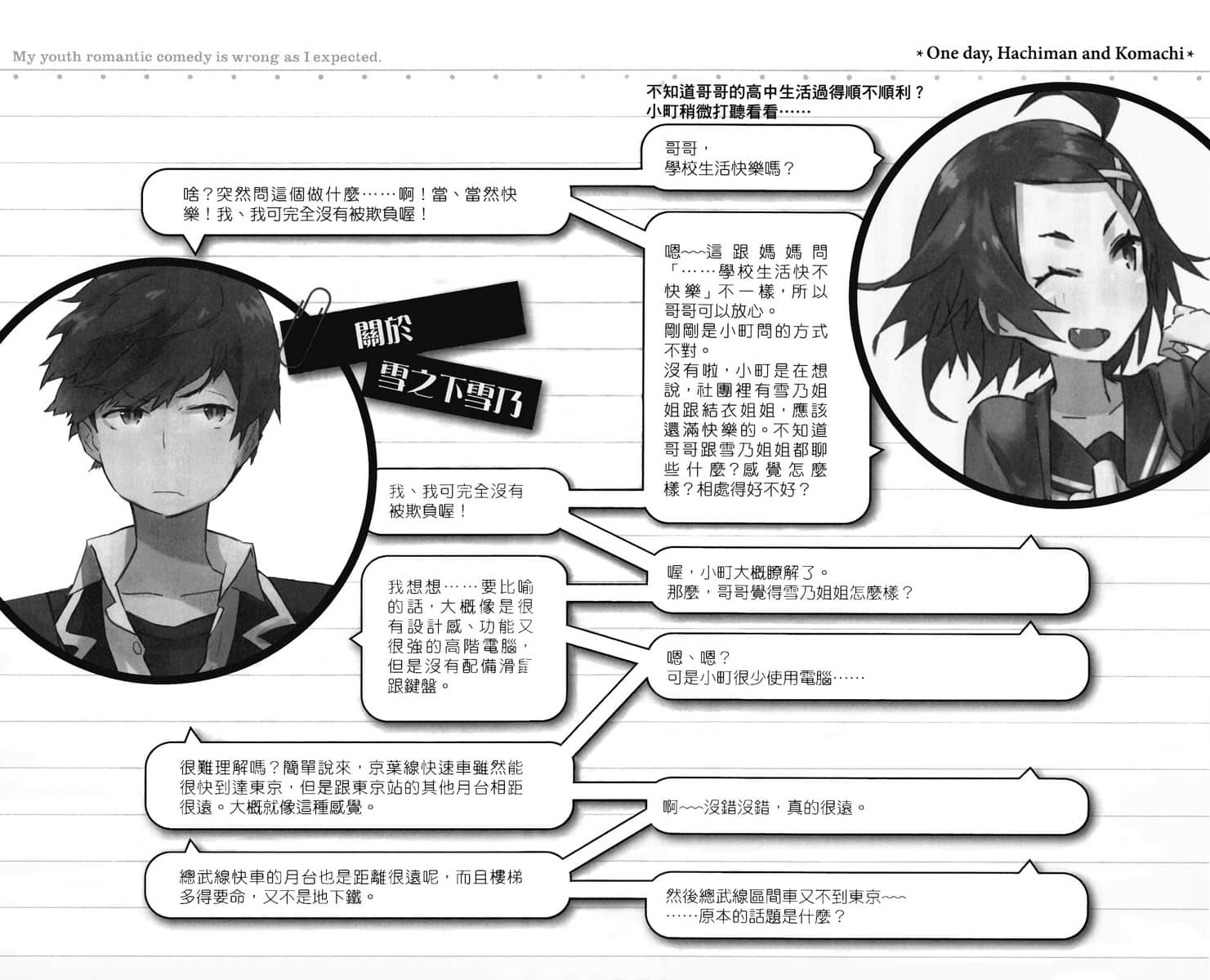 《果然我的青春戀愛喜劇搞錯了》3 ② 果然我跟戶冢彩加的青春戀愛喜劇沒有搞錯插圖（2）