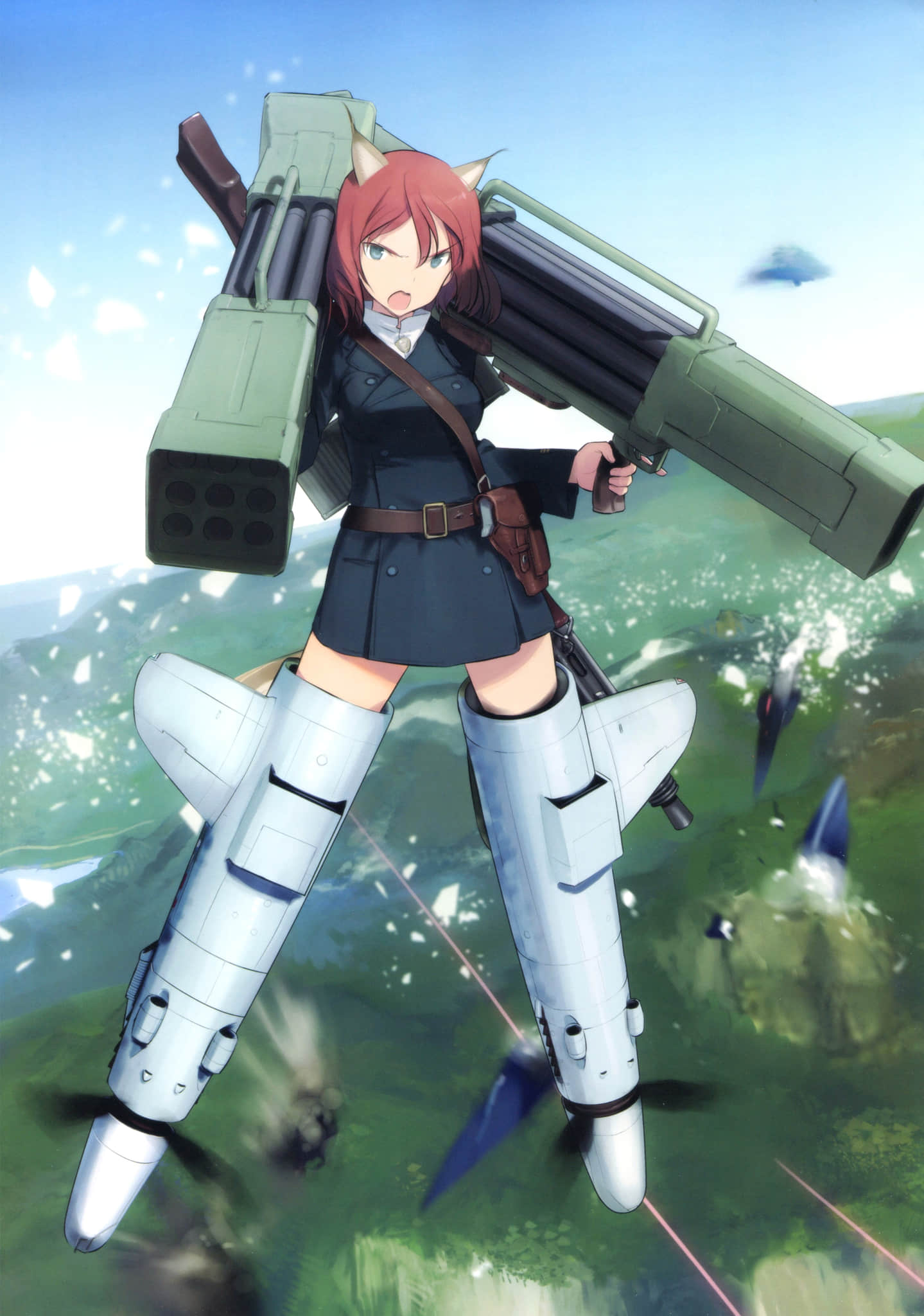 《寂静魔女 索姆斯没人要中队Reboot》画集・设定资料集 第506統合戦闘航空団插图（8）