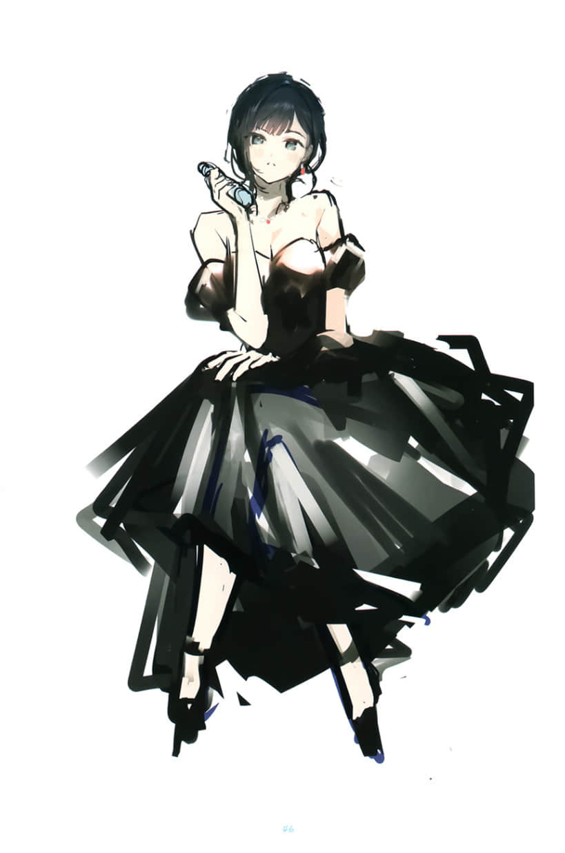 《弹珠汽水瓶里的千岁同学》8 全彩插画集３章 草稿集插图（10）
