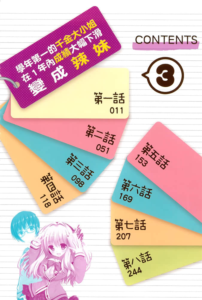 《学年第一的千金大小姐在1年内成绩大幅下滑变成辣妹》3 插图（6）