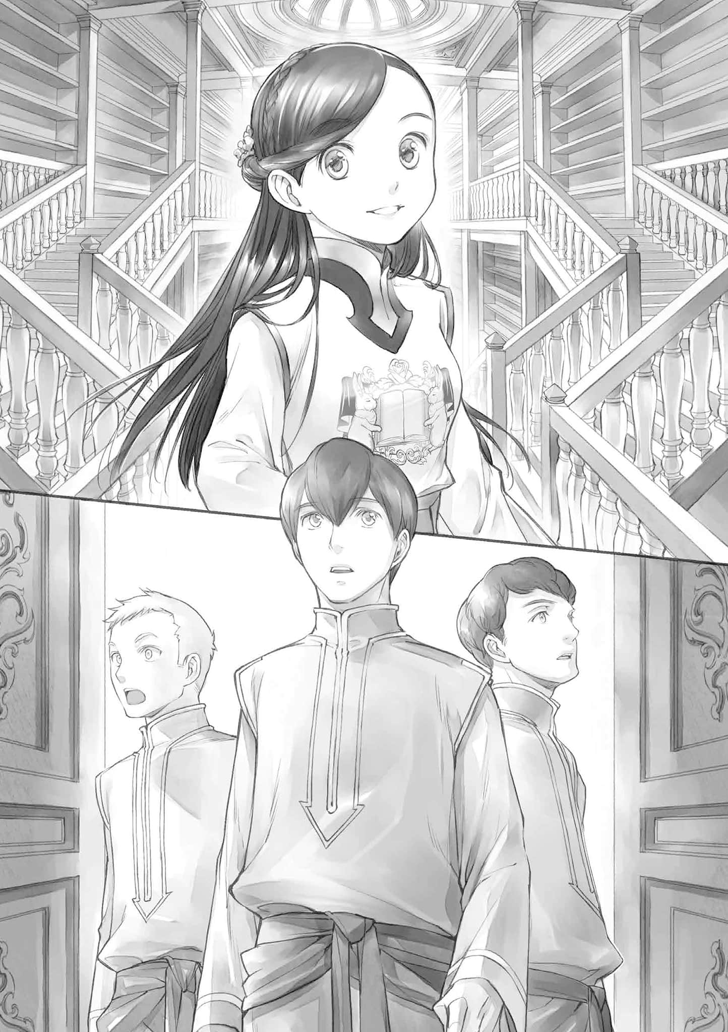 《小书痴的下克上 ～为了成为图书管理员不择手段～》短篇集Ⅲ 法蓝视角　旅途的终点与新神殿插图（2）
