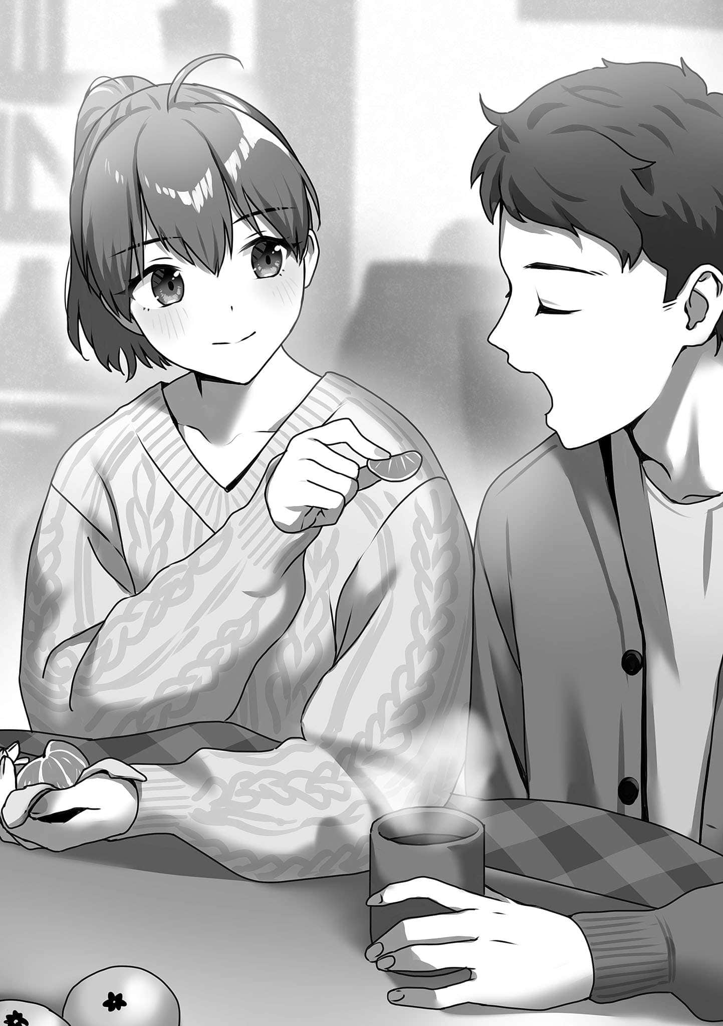 《与营业科的美女同事之间,仅仅是一起吃饭的日常》1 为了营业科的MN同事,仅仅是扮成圣诞老人的日常插图(2)