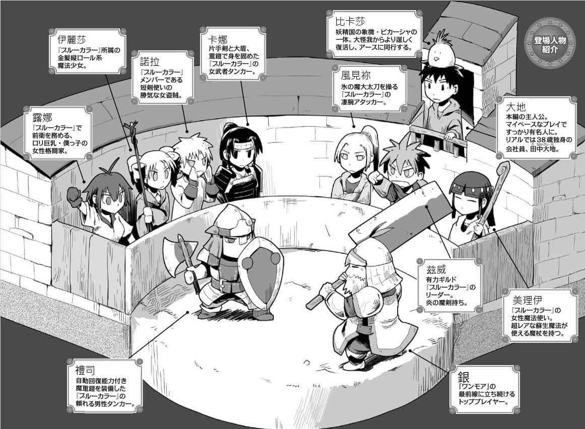 《某大叔的VRMMO活動記》Web版 作品相關插圖（2）
