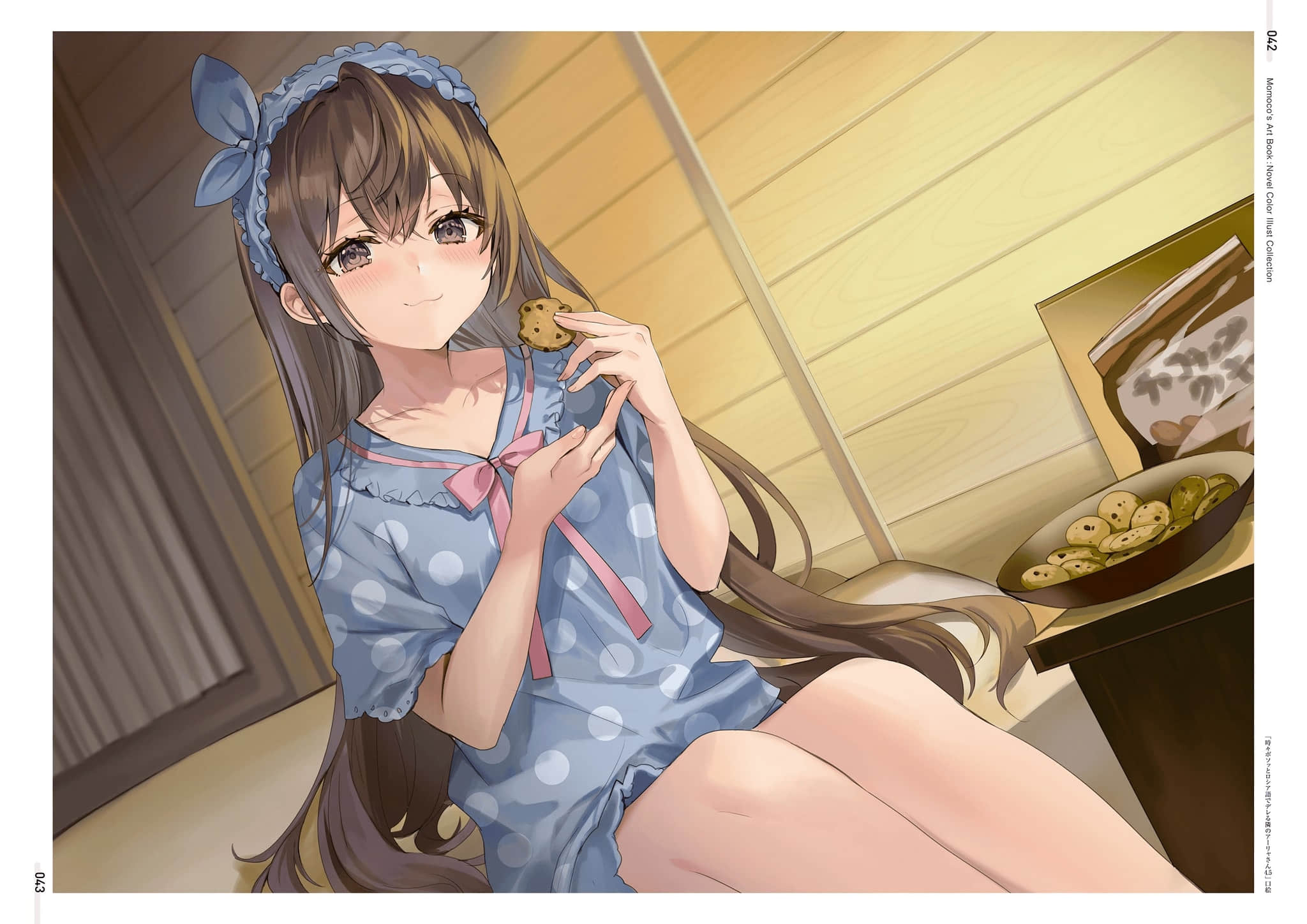 《不时轻声地以俄语遮羞的邻座艾莉同学》ももこ画集 原作小说彩S插画集锦插图（26）