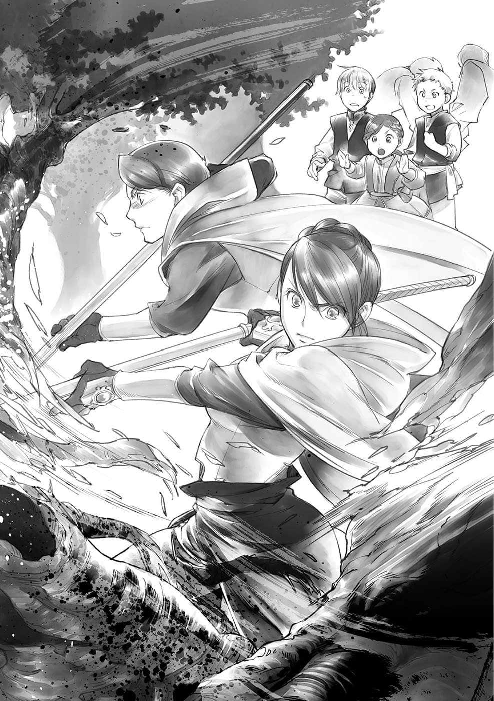 《小书痴的下克上 ～为了成为图书管理员不择手段～》3 领主的养女Ⅳ 伊库那的布丽姬娣插图（1）