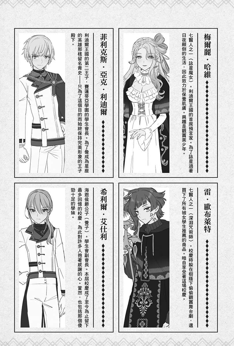 《Silent Witch 沉默魔女的秘密》4 目前为止的登场人物插图（3）
