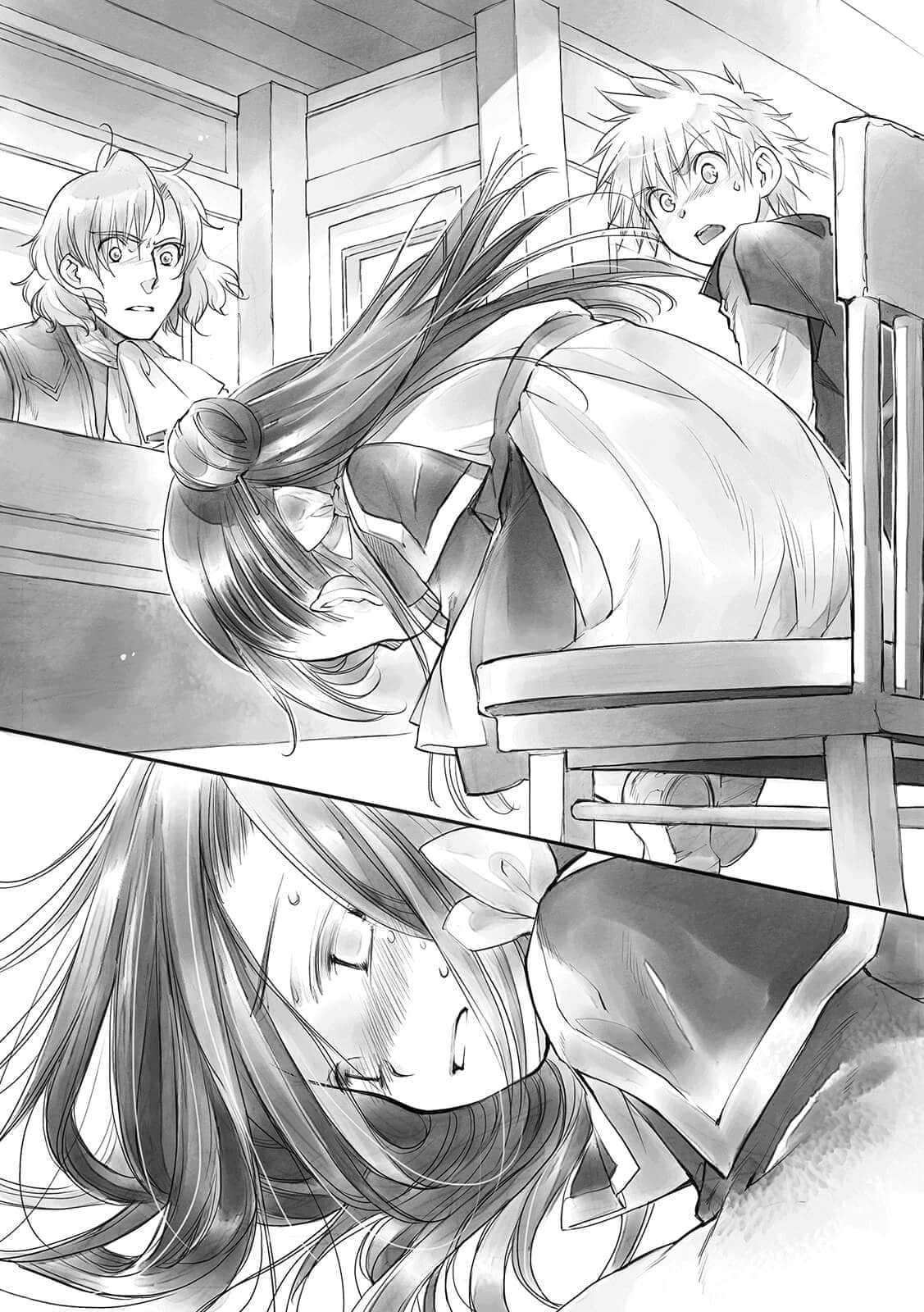 《小书痴的下克上 ～为了成为图书管理员不择手段～》1 士兵的女儿Ⅱ 梅茵病倒了插图（1）