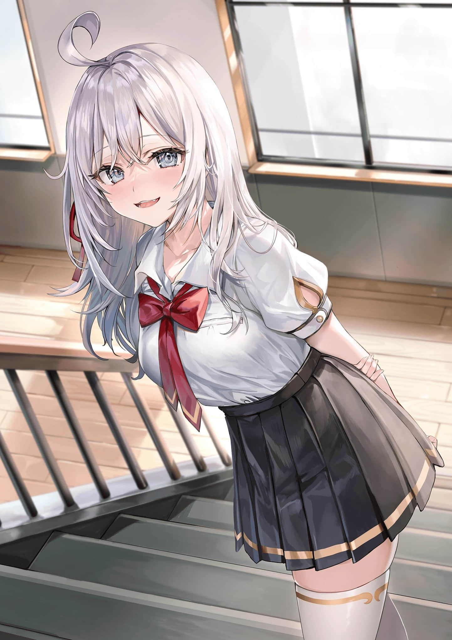 《不时轻声地以俄语遮羞的邻座艾莉同学》ももこ画集 原作小说彩S插画集锦插图（28）