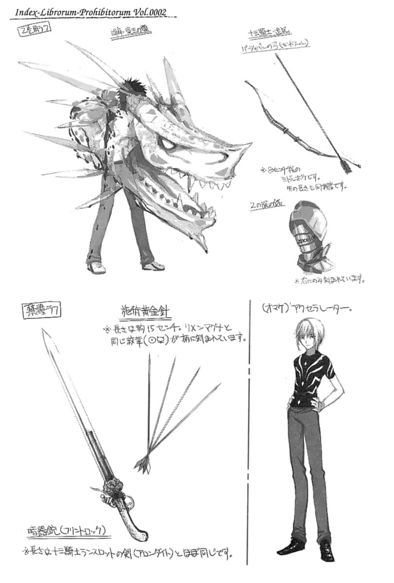 《魔法禁书目录》8 插画设定插图（11）