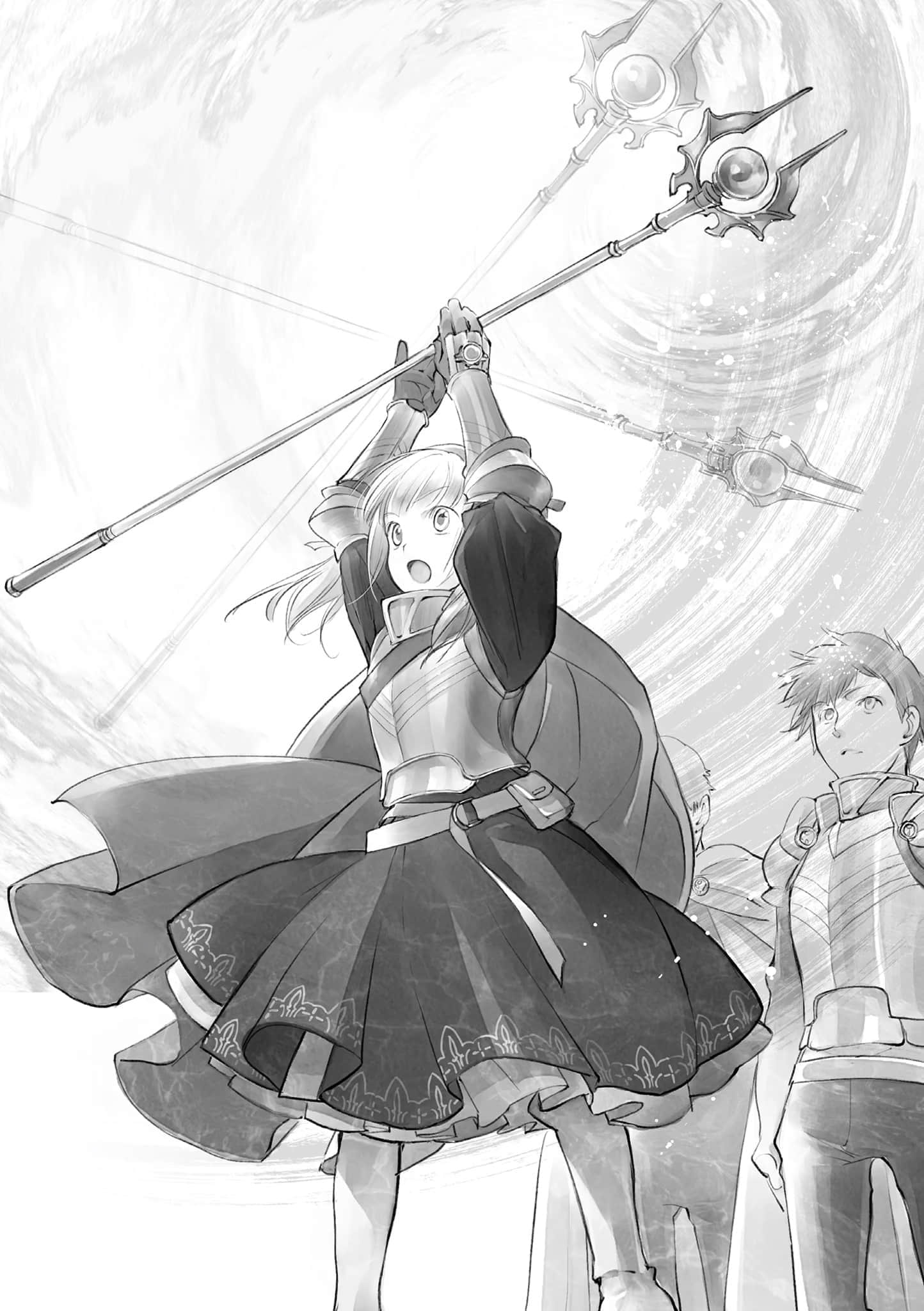 《小书痴的下克上 ～为了成为图书管理员不择手段～》5 女神的化身Ⅱ 戴肯弗尔格的仪式插图（1）